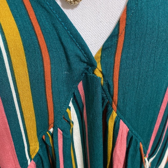 NEW! Ces Femme Size L Striped Dress! - Picture 4 of 9